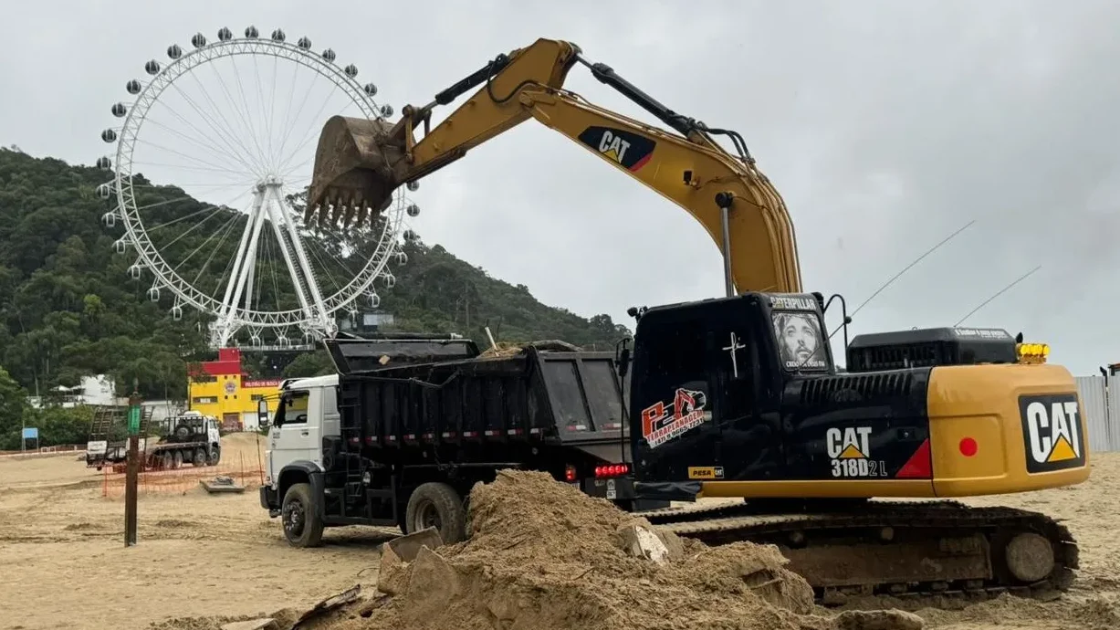 Fornecimento de areia e brita